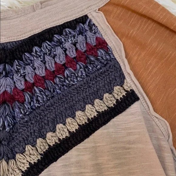 Free People Spring Bound Crochet Tee - Picture 8 of 12